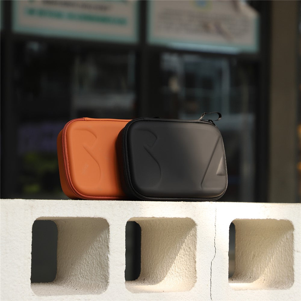 SUNNYLIFE OM7-B983 For DJI Osmo Mobile 7 Carrying Case Leather + EVA Portable Storage Bag