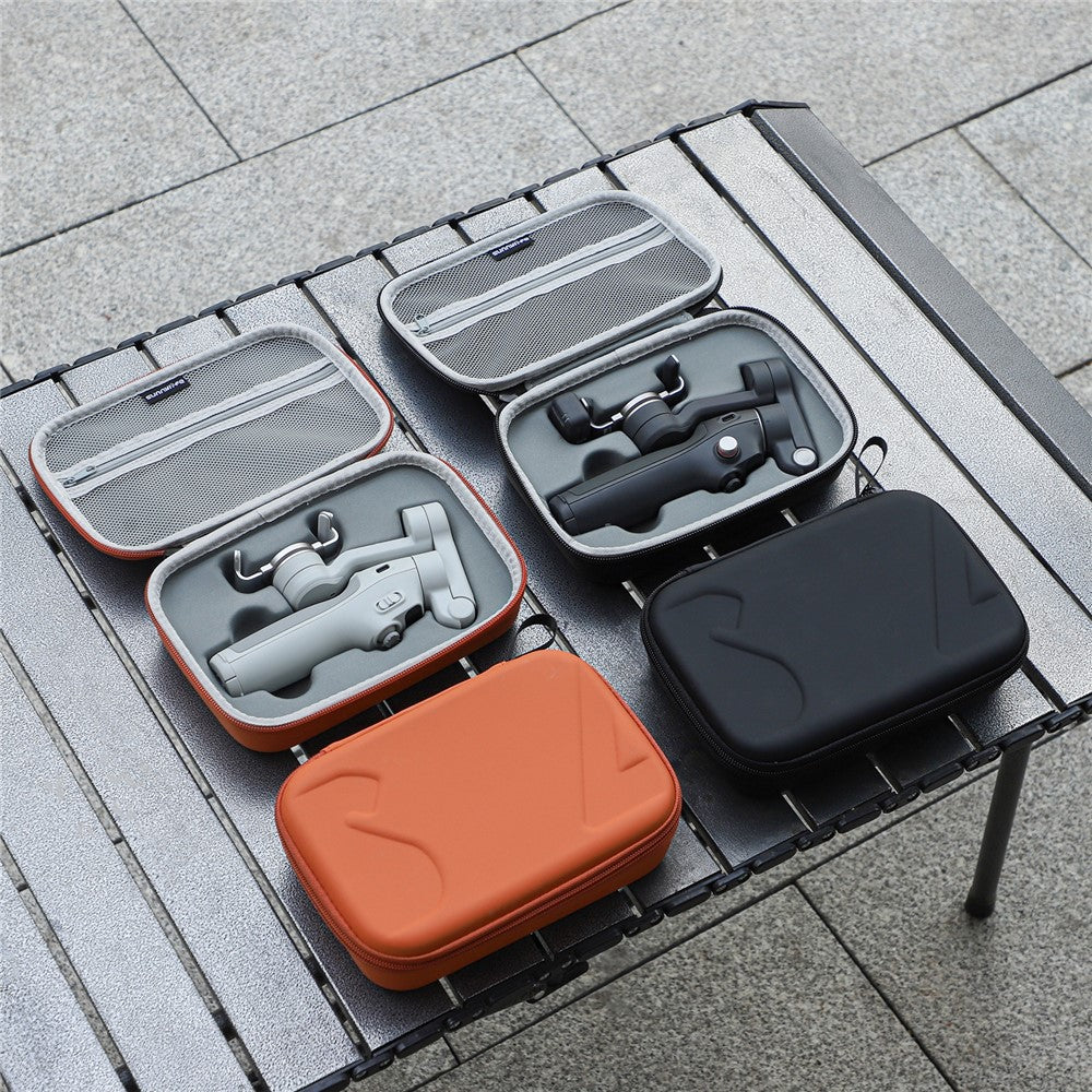SUNNYLIFE OM7-B983 For DJI Osmo Mobile 7 Carrying Case Leather + EVA Portable Storage Bag