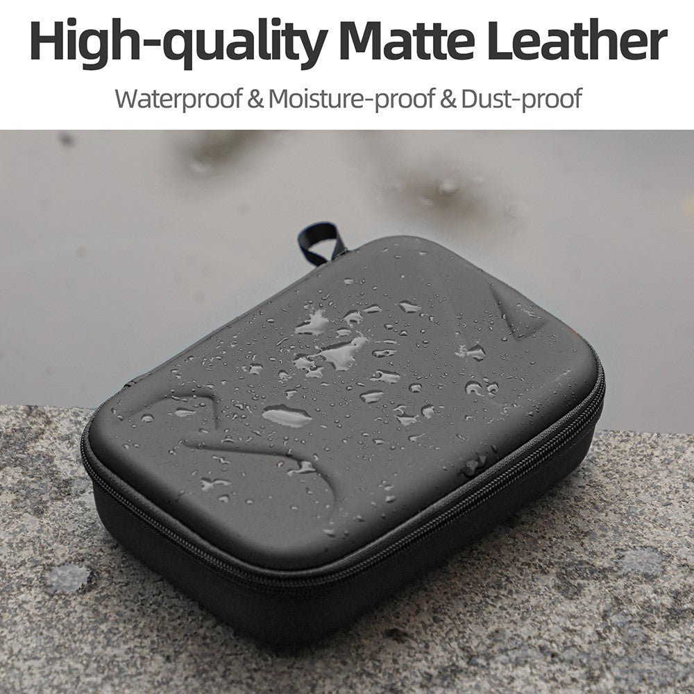 SUNNYLIFE OM7-B983 For DJI Osmo Mobile 7 Carrying Case Leather + EVA Portable Storage Bag