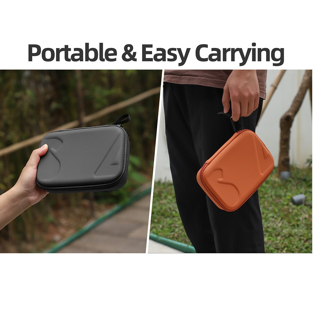 SUNNYLIFE OM7-B983 For DJI Osmo Mobile 7 Carrying Case Leather + EVA Portable Storage Bag