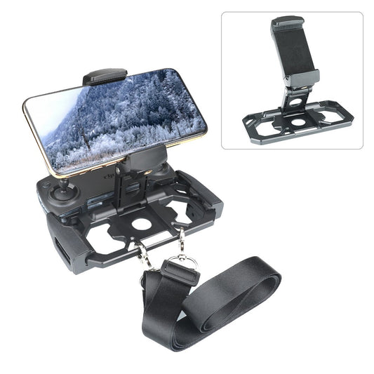 RCGEEK Foldable Plastic Tablet Phone Holder Bracket with Lanyard for DJI Mavic Mini/2 Pro/ Air 2 / Xiaomi Fimi X8 SE/Fimi EVO Drone Remote Controller