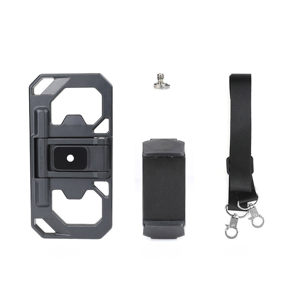 RCGEEK Foldable Plastic Tablet Phone Holder Bracket with Lanyard for DJI Mavic Mini/2 Pro/ Air 2 / Xiaomi Fimi X8 SE/Fimi EVO Drone Remote Controller