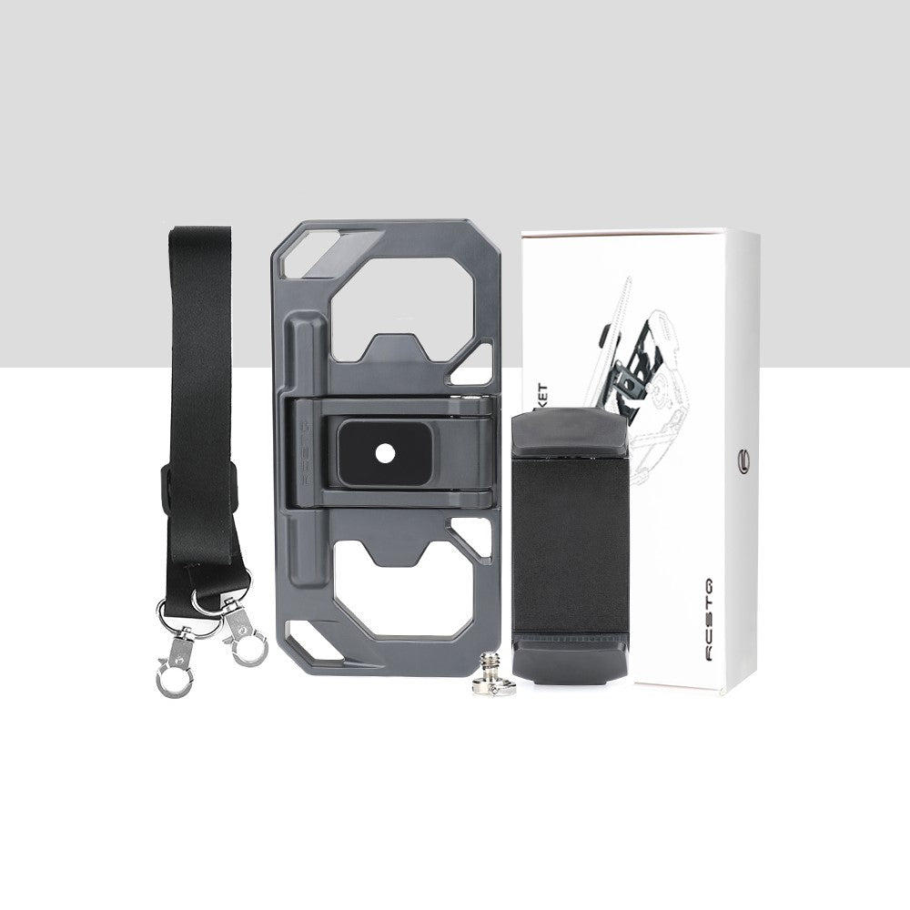 RCGEEK Foldable Plastic Tablet Phone Holder Bracket with Lanyard for DJI Mavic Mini/2 Pro/ Air 2 / Xiaomi Fimi X8 SE/Fimi EVO Drone Remote Controller