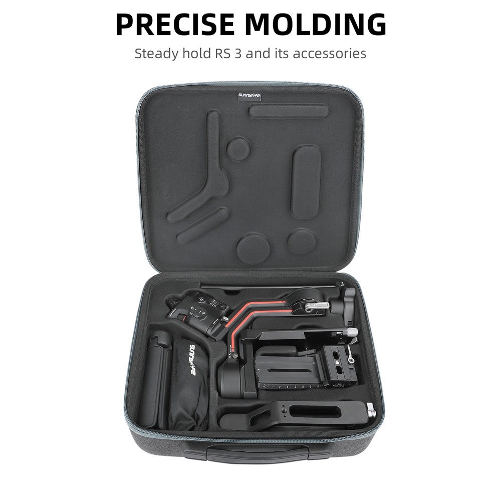 SUNNYLIFE RO-B458 for DJI RS 3 Gimbal Stabilizer Portable Storage Bag Shockproof Carrying Case