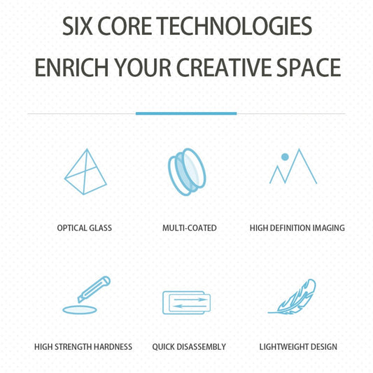 JUNESTAR JSR-1013 For DJI Osmo Action 4 / 3 Camera Filter Replacement NDPL Filter Photography Accessory