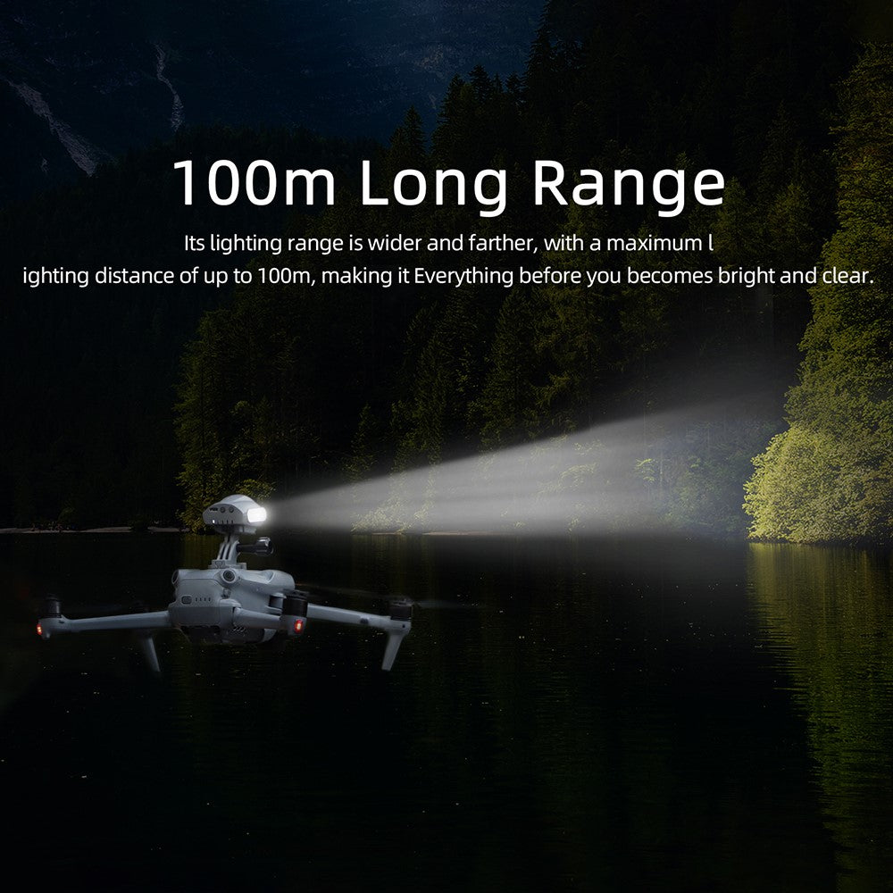 SUNNYLIFE N4P-GZ768 Universal Drone Light + Multi-function Adapter Mount for DJI Mini 4 Pro