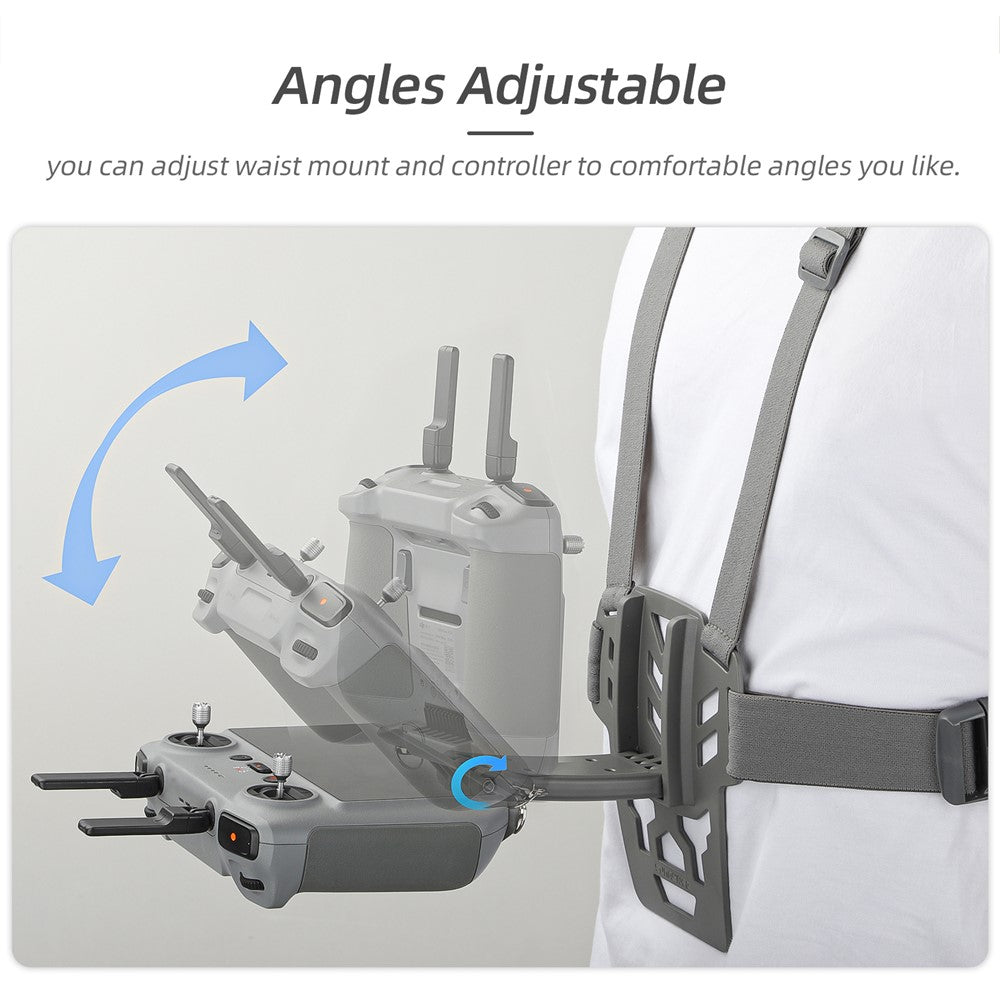 SUNNYLIFE ZJ773 For DJI RC 2 / DJI RC Remote Control Waist Support Bracket Chest Strap