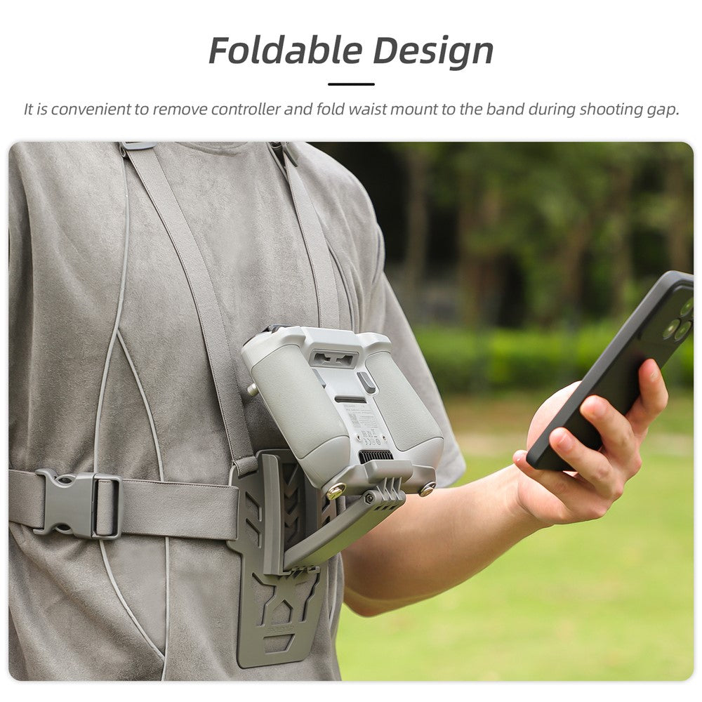 SUNNYLIFE ZJ773 For DJI RC 2 / DJI RC Remote Control Waist Support Bracket Chest Strap