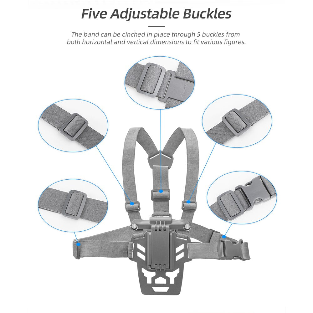 SUNNYLIFE ZJ773 For DJI RC 2 / DJI RC Remote Control Waist Support Bracket Chest Strap