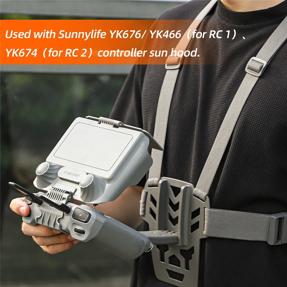 SUNNYLIFE ZJ773 For DJI RC 2 / DJI RC Remote Control Waist Support Bracket Chest Strap