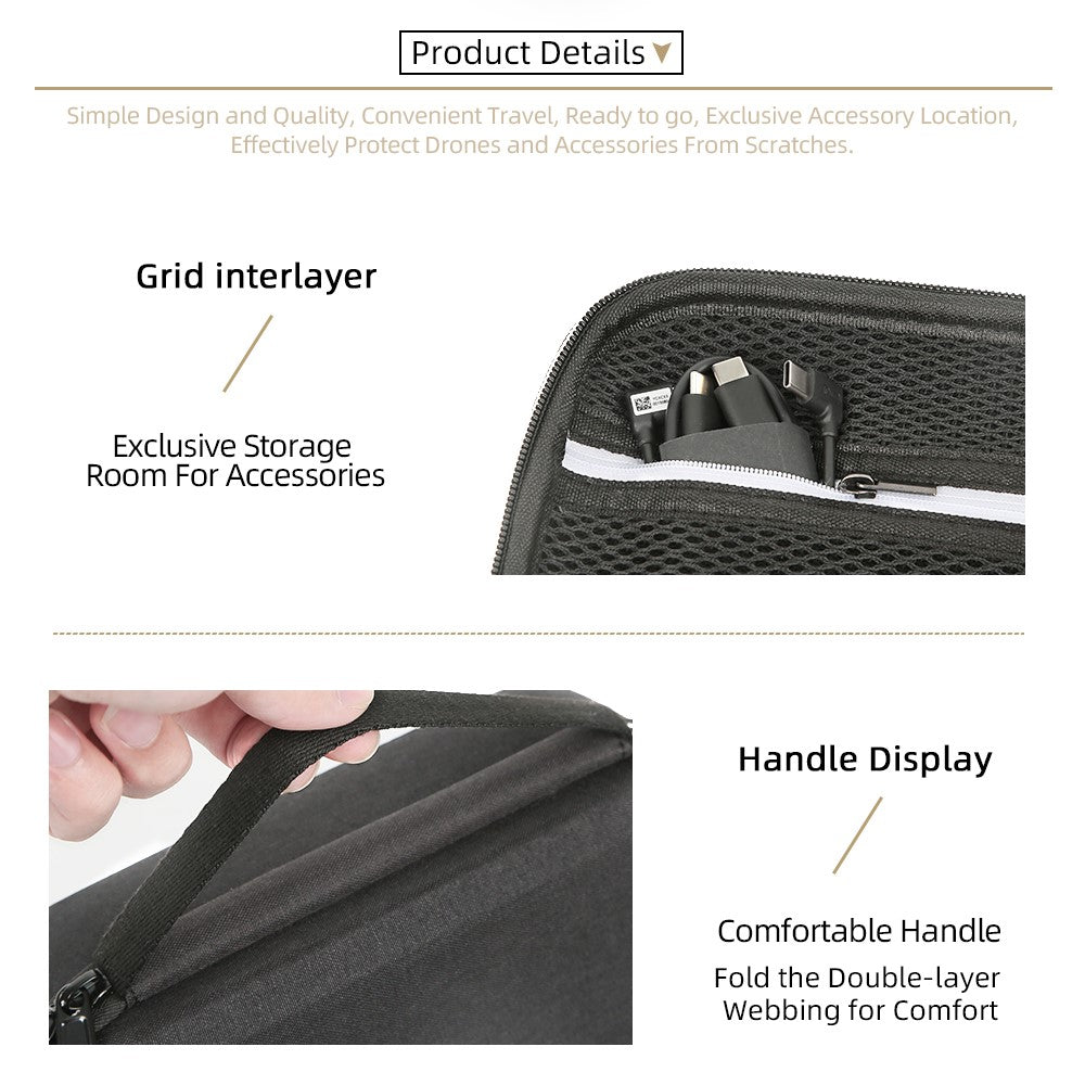 For DJI Osmo Mobile 7 Pro / Mobile 7 Smartphone Gimbal Stabilizer Storage Case EVA Portable Carry Bag