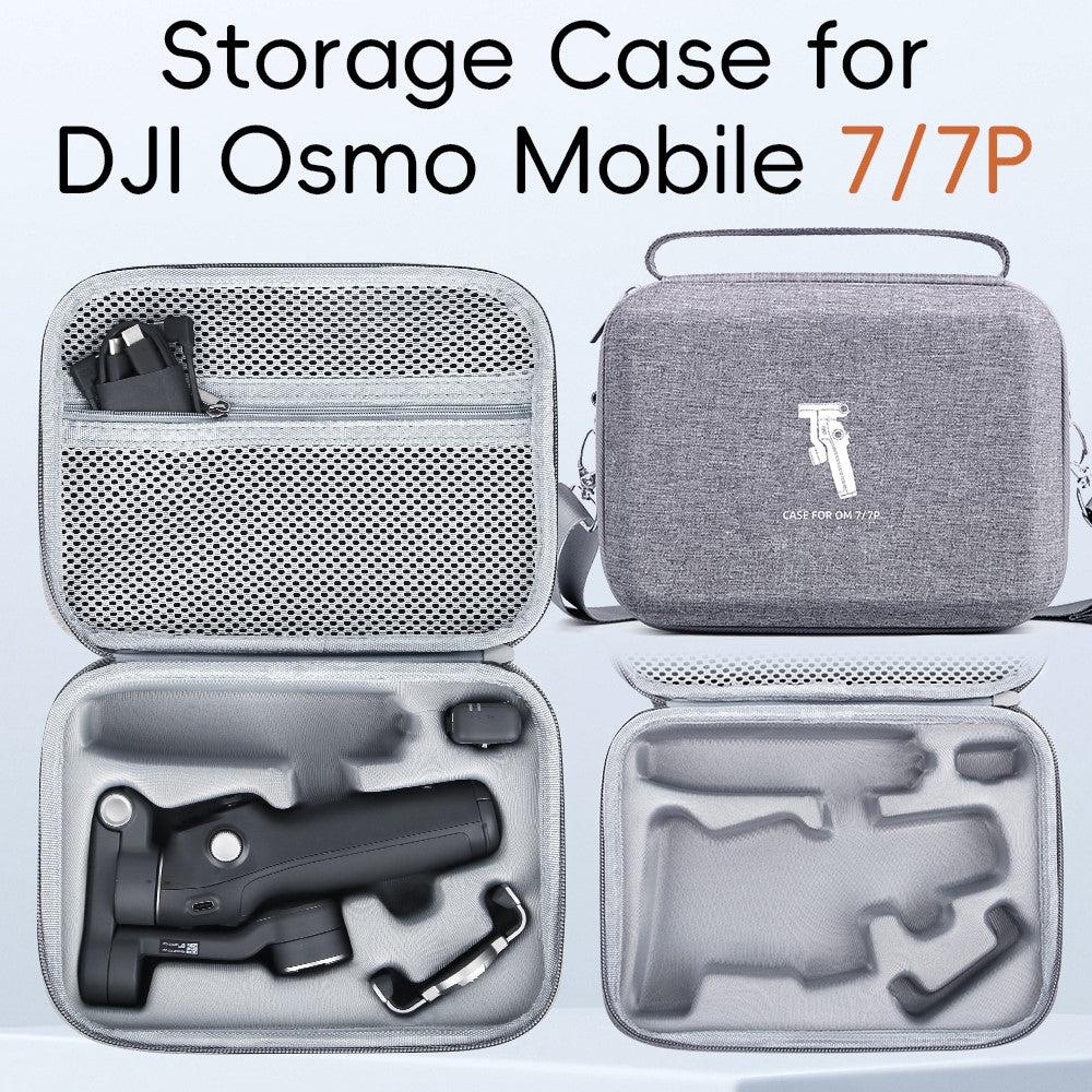 For DJI Osmo Mobile 7 Pro / Mobile 7 Smartphone Gimbal Stabilizer Storage Case Portable Carry Bag with Shoulder Strap