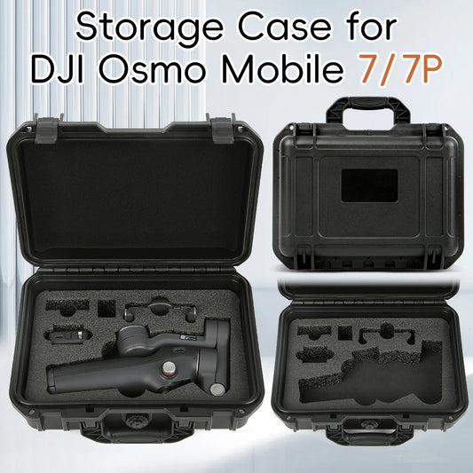 For DJI Osmo Mobile 7 Pro / Mobile 7 Smartphone Gimbal Stabilizer PP Protective Case Explosion Proof Storage Box