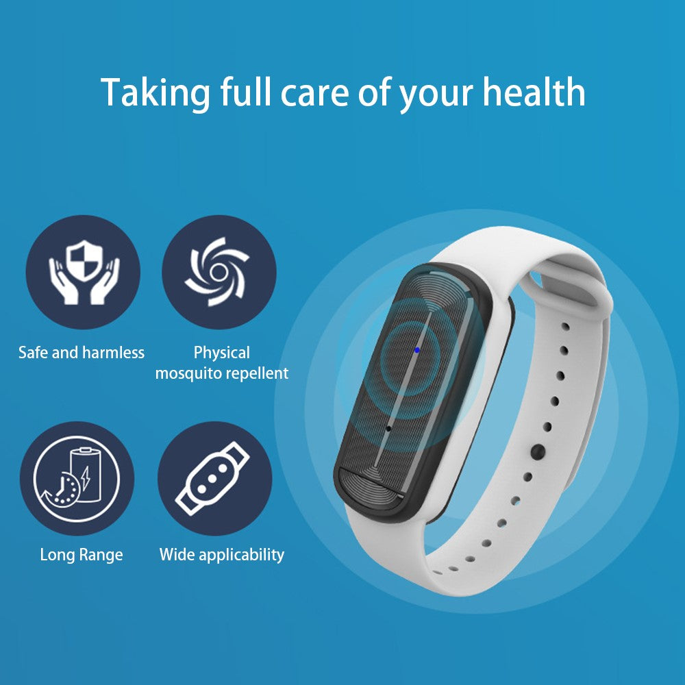 M90 Electronic Ultrasonic Mosquito Repellent Bracelet Outdoor Anti-Mosquito Pest Control Wristband