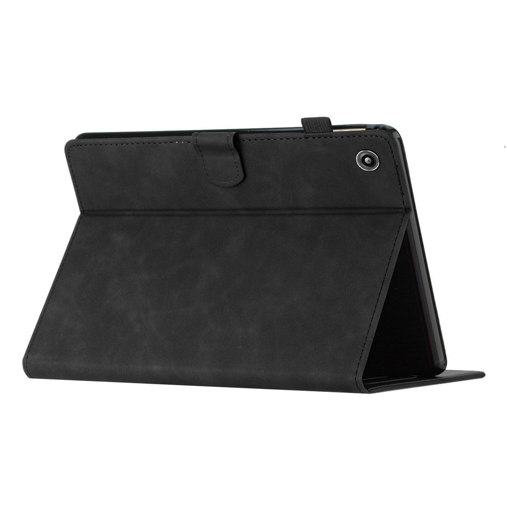 For Amazon Fire 7 2015 / (2017) / (2019) Case Card Slots PU Leather Pattern Folio Smart Tablet Cover