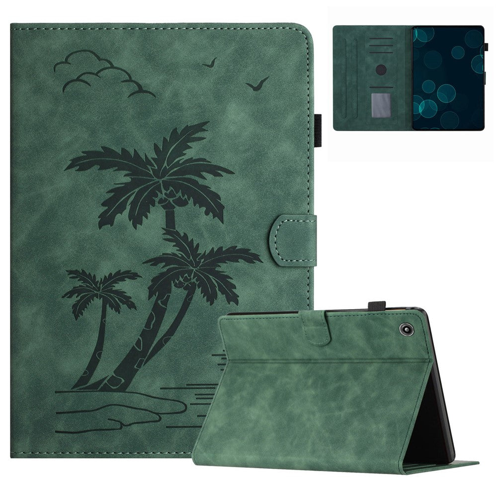 For Amazon Fire 7 2015 / (2017) / (2019) Case Card Slots PU Leather Pattern Folio Smart Tablet Cover