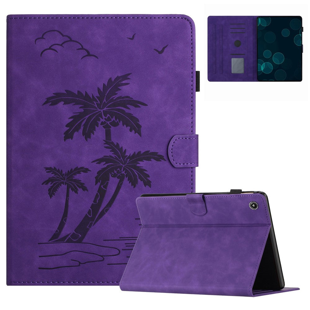 For Amazon Fire 7 2015 / (2017) / (2019) Case Card Slots PU Leather Pattern Folio Smart Tablet Cover