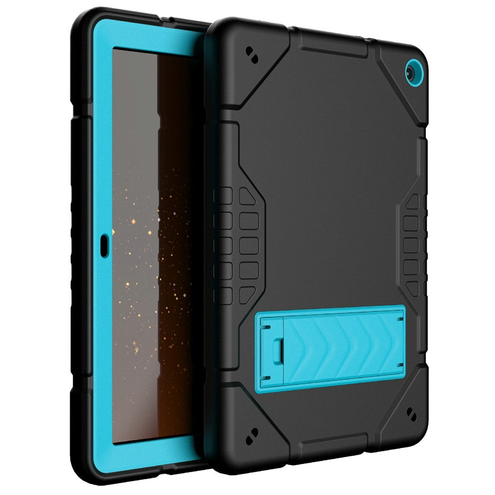 For Amazon Fire HD 10 (2021) Case TPU + PC High Impact Resistant Cover with Kickstand