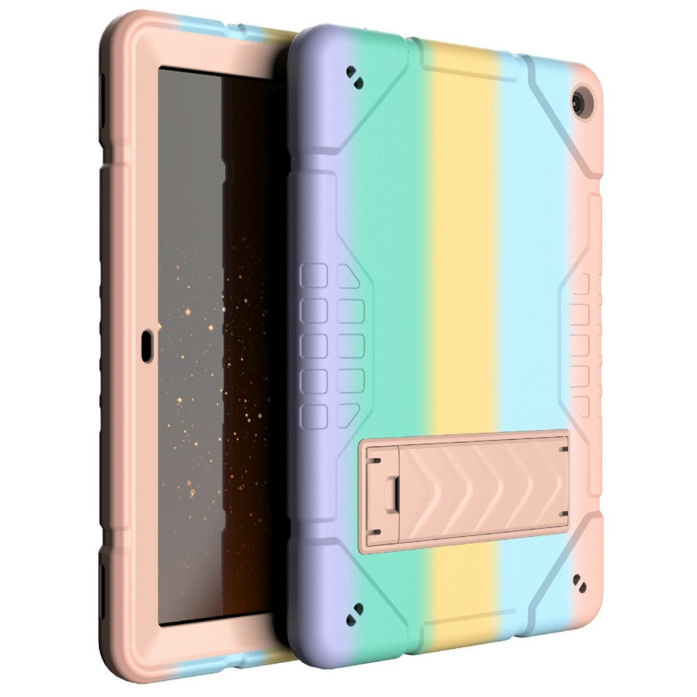 For Amazon Fire HD 10 (2021) Case TPU + PC High Impact Resistant Cover with Kickstand