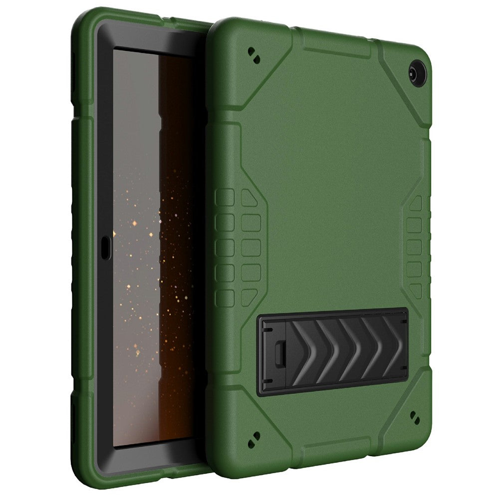 For Amazon Fire HD 10 (2021) Case TPU + PC High Impact Resistant Cover with Kickstand