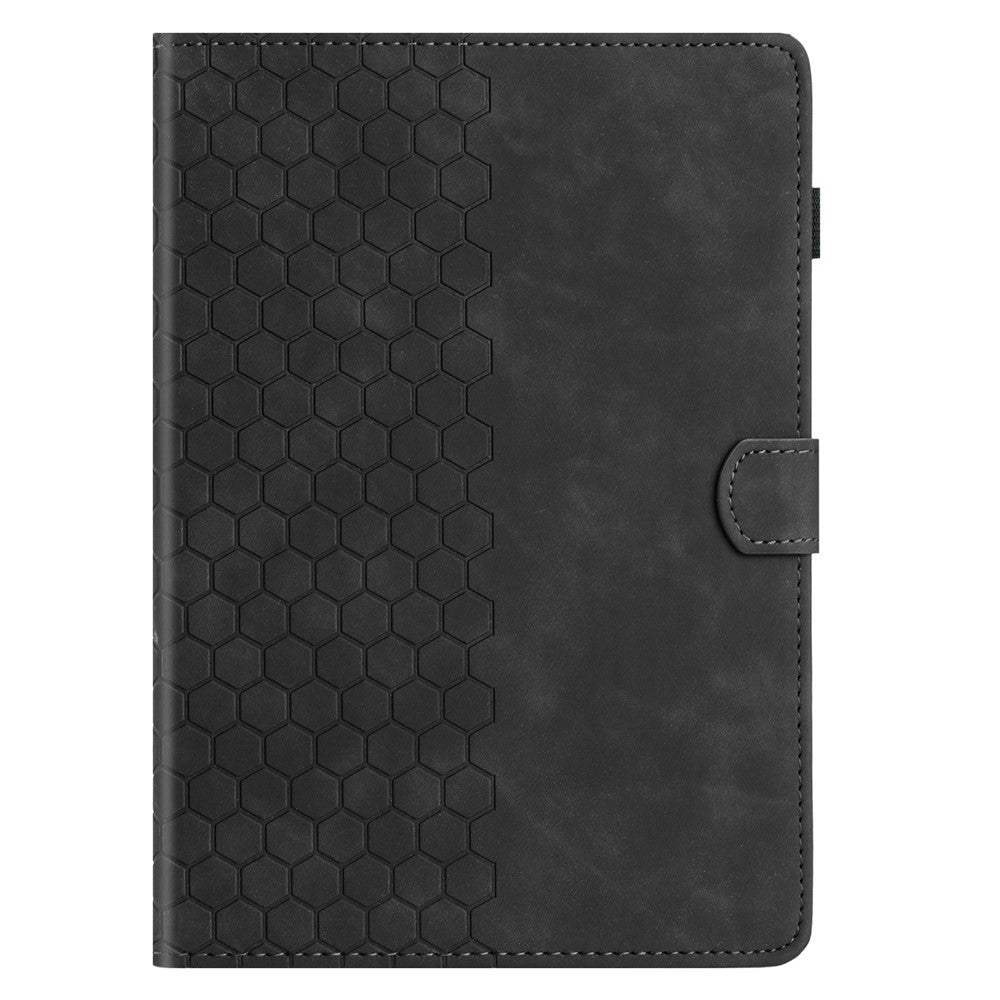 For Amazon Kindle Fire Max 11 2023 Case Honeycomb Printed Leather Tablet Cover with Card Slot