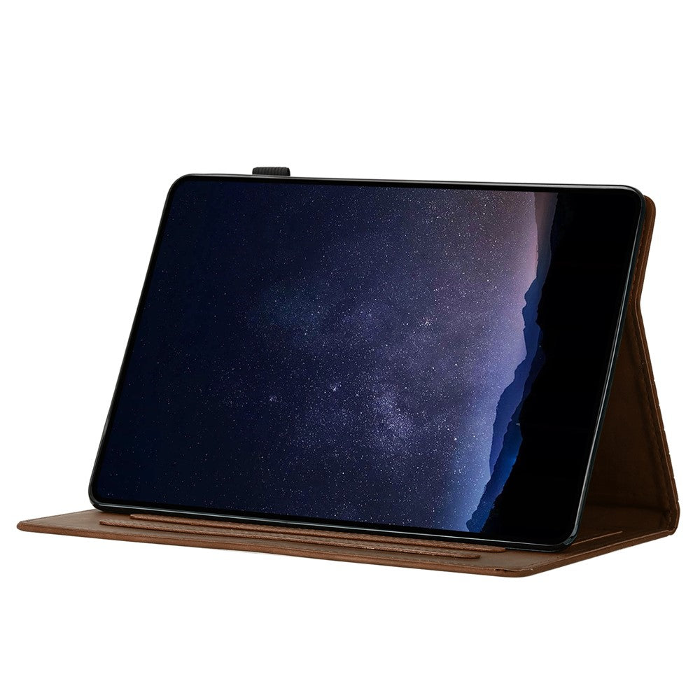 For Amazon Fire HD 10 (2021) / HD 10 Plus (2021) Case Honeycomb Printed Leather Tablet Cover with Card Slot