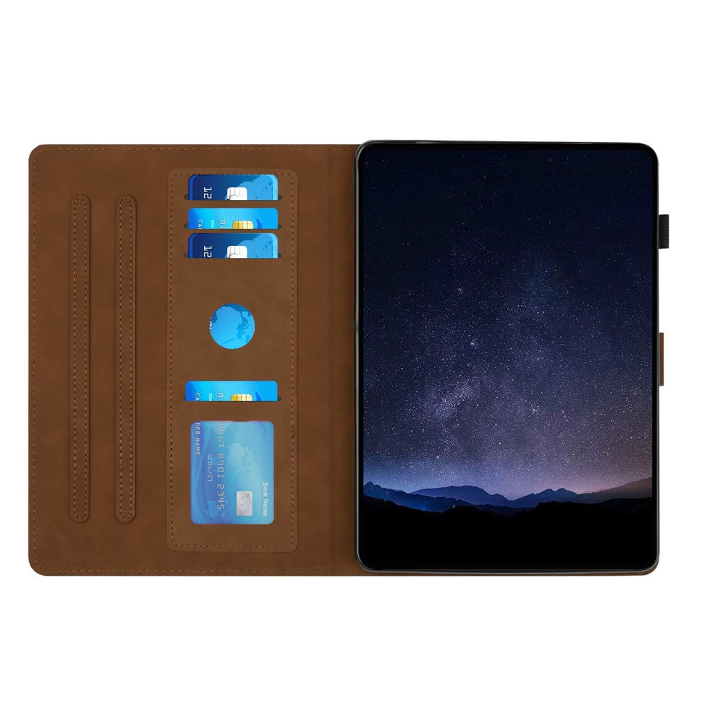 For Amazon Fire HD 10 (2021) / HD 10 Plus (2021) Case Honeycomb Printed Leather Tablet Cover with Card Slot