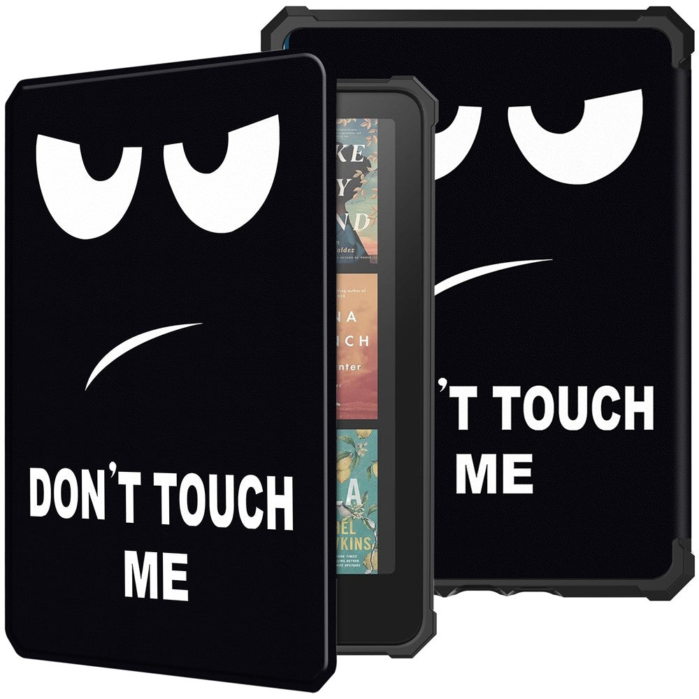 For Amazon Kindle Paperwhite (2024) / Kindle Colorsoft Case Pattern Print TPU+ PU E-Reader Cover