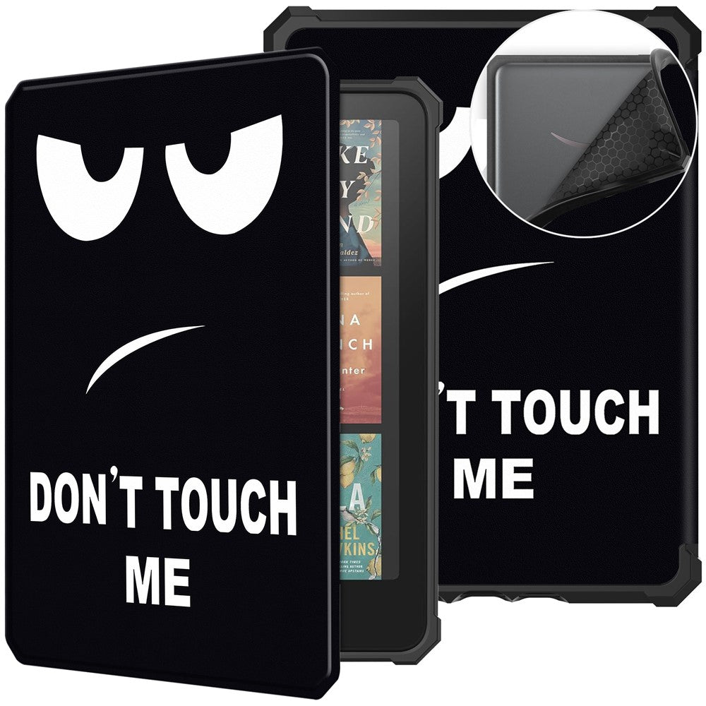 For Amazon Kindle Paperwhite (2024) / Kindle Colorsoft Case Pattern Print TPU+ PU E-Reader Cover
