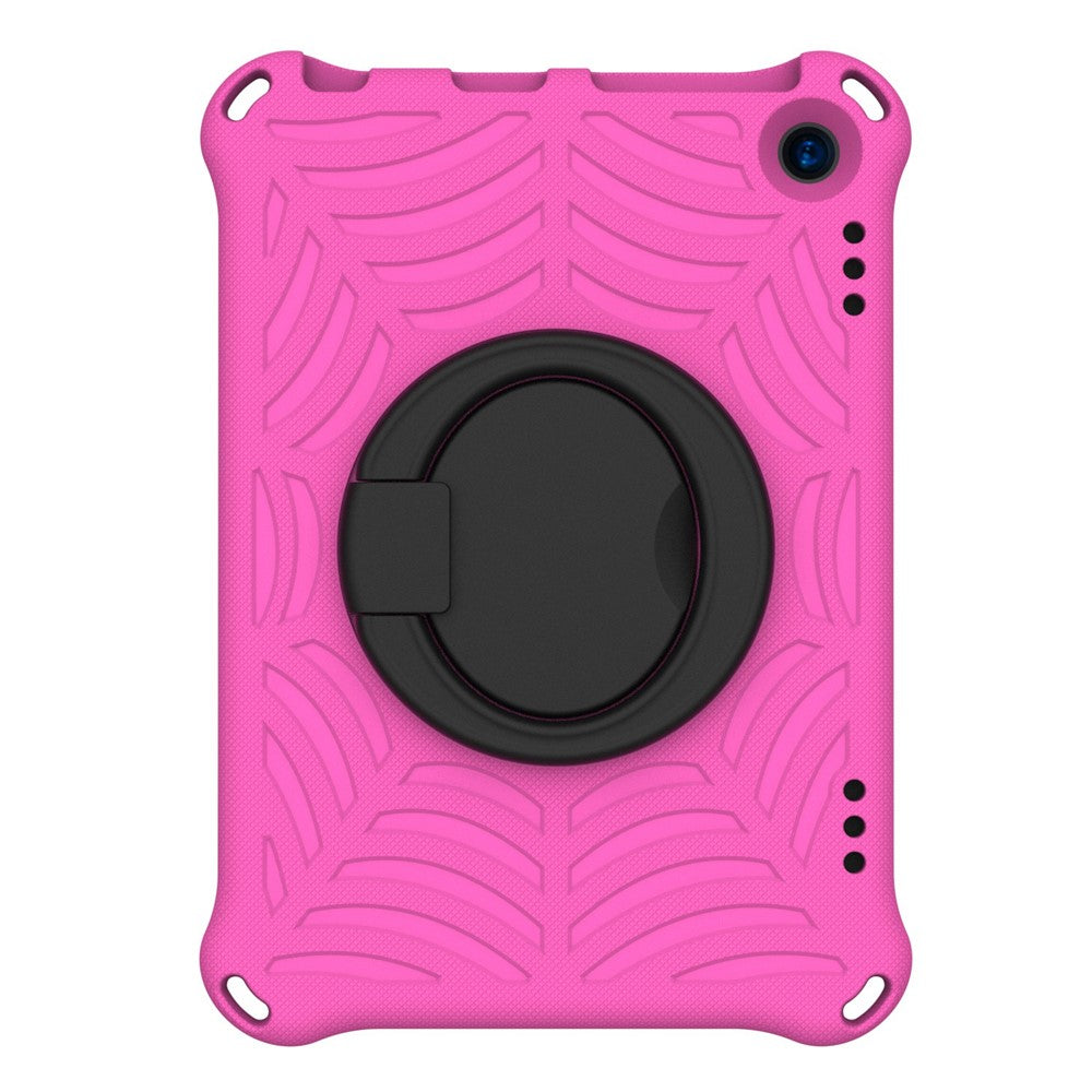 For Amazon Fire HD 8 (2020)/8 Plus (2020) Kickstand Tablet Case Anti-Scratch Protective Cover Shockproof EVA Case with Shoulder Strap