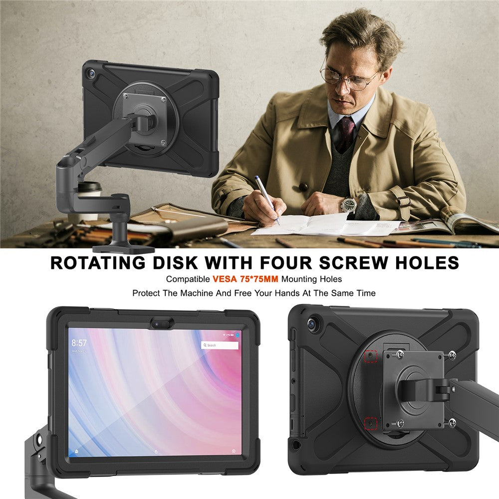 For Amazon Fire HD 10 (2023) Case Kickstand PC+Silicone Tablet Cover