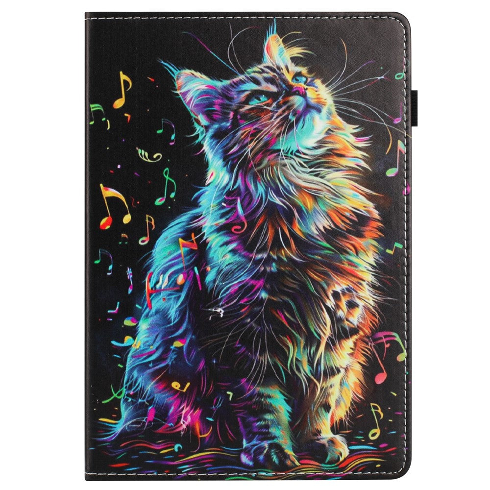 Tablet Case For Amazon Fire HD 8 (2018) / (2017) / (2016) Pattern Leather Cover with Auto Sleep / Wake, Card Holder