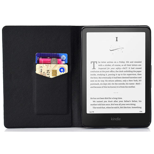 For Amazon Kindle Paperwhite (2024) Case Stand Pattern Printed Leather Cover