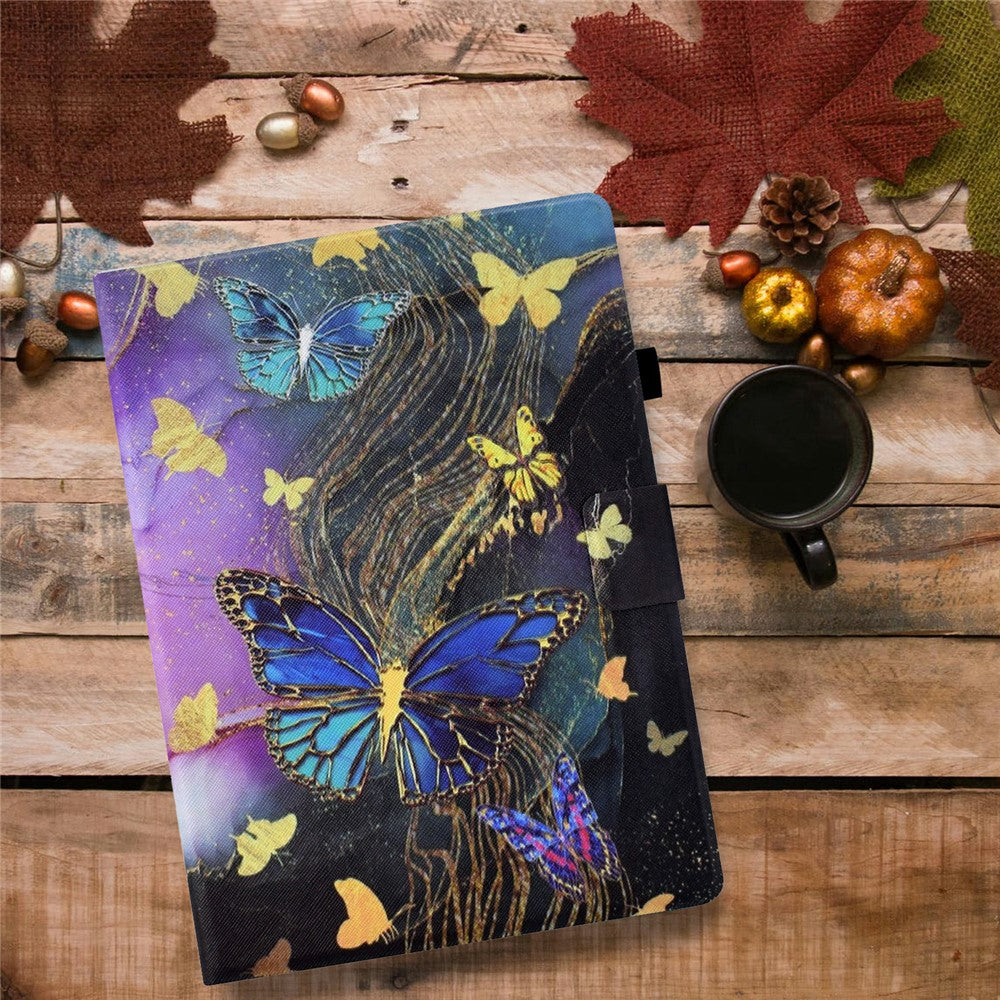 For Amazon Kindle Paperwhite (2024) Case Card Holder Pattern Print Leather Cover