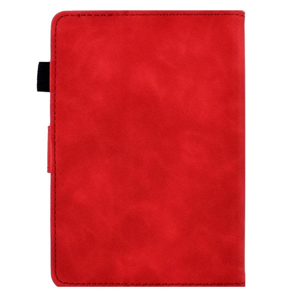 For Amazon Kindle Paperwhite (2024) Case Flower Butterfly Imprinted Card Slots Leather Cover