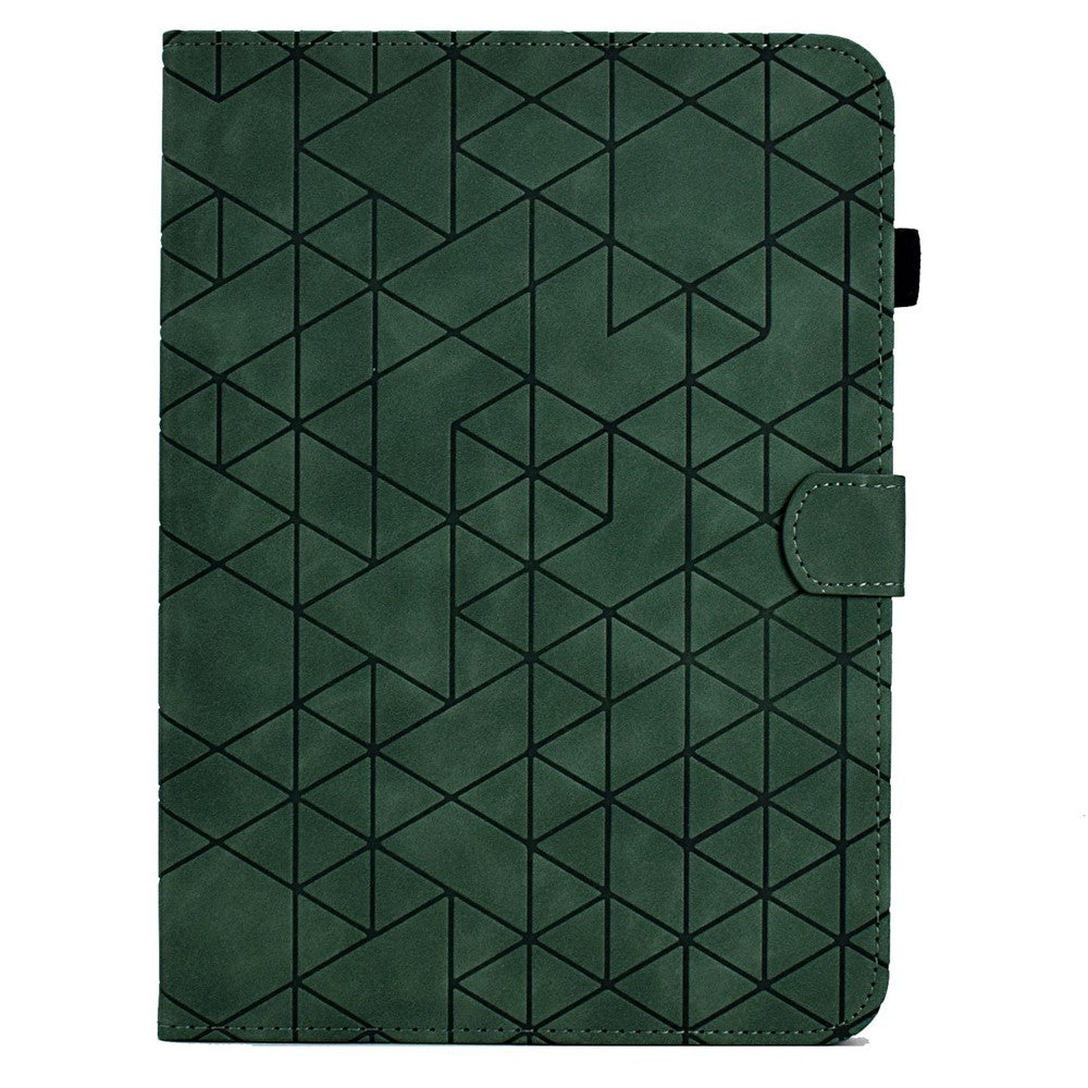 For Amazon Kindle Paperwhite (2024) Case Card Slots Stand Rhombus Auto Wake / Sleep Leather Cover