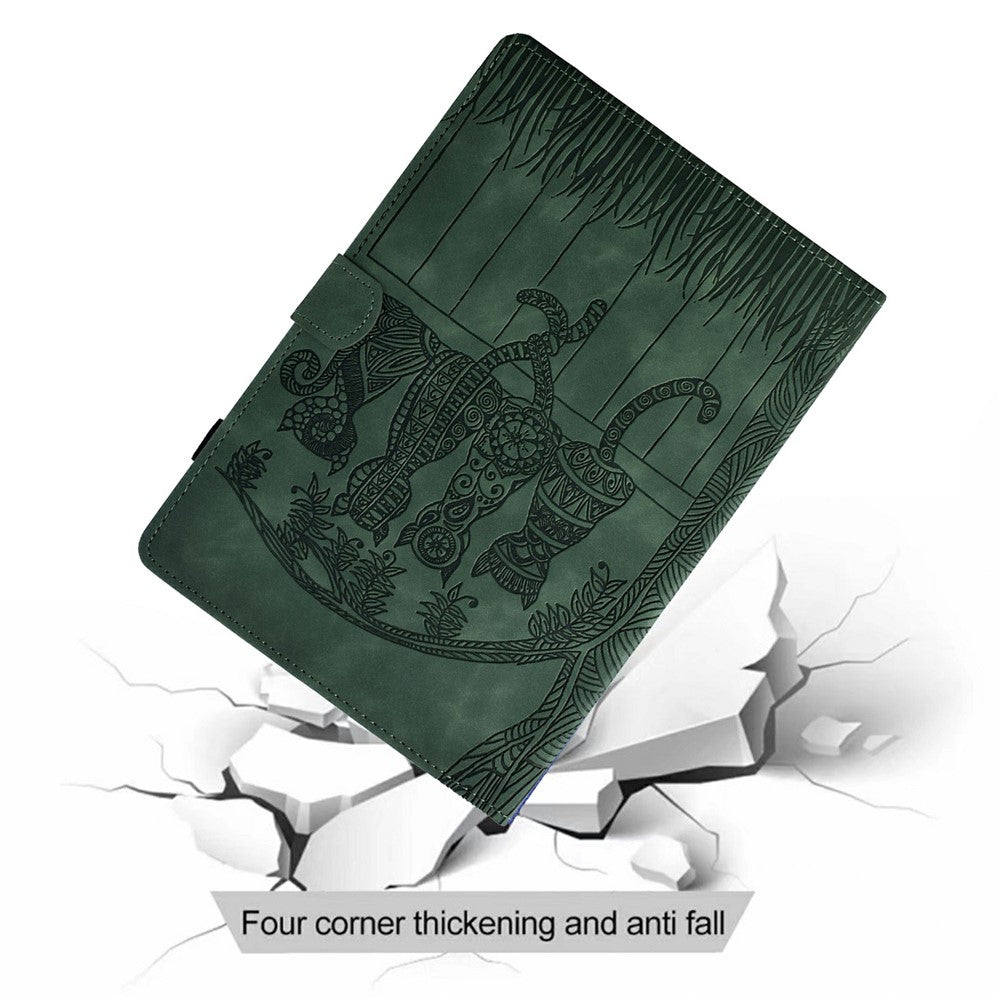 For Amazon Kindle Paperwhite (2024) Case Cats Imprinted PU Leather Card Slots E-Reader Cover