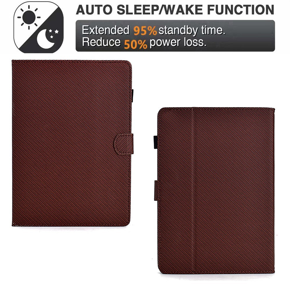 For Amazon Kindle Paperwhite (2024) Case Carbon Fiber Texture PU Leather Cover Stand View