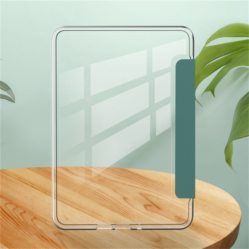 For Amazon Kindle Paperwhite (2021) Case Anti Drop PU Leather + TPU + Acrylic Clear Protective Cover