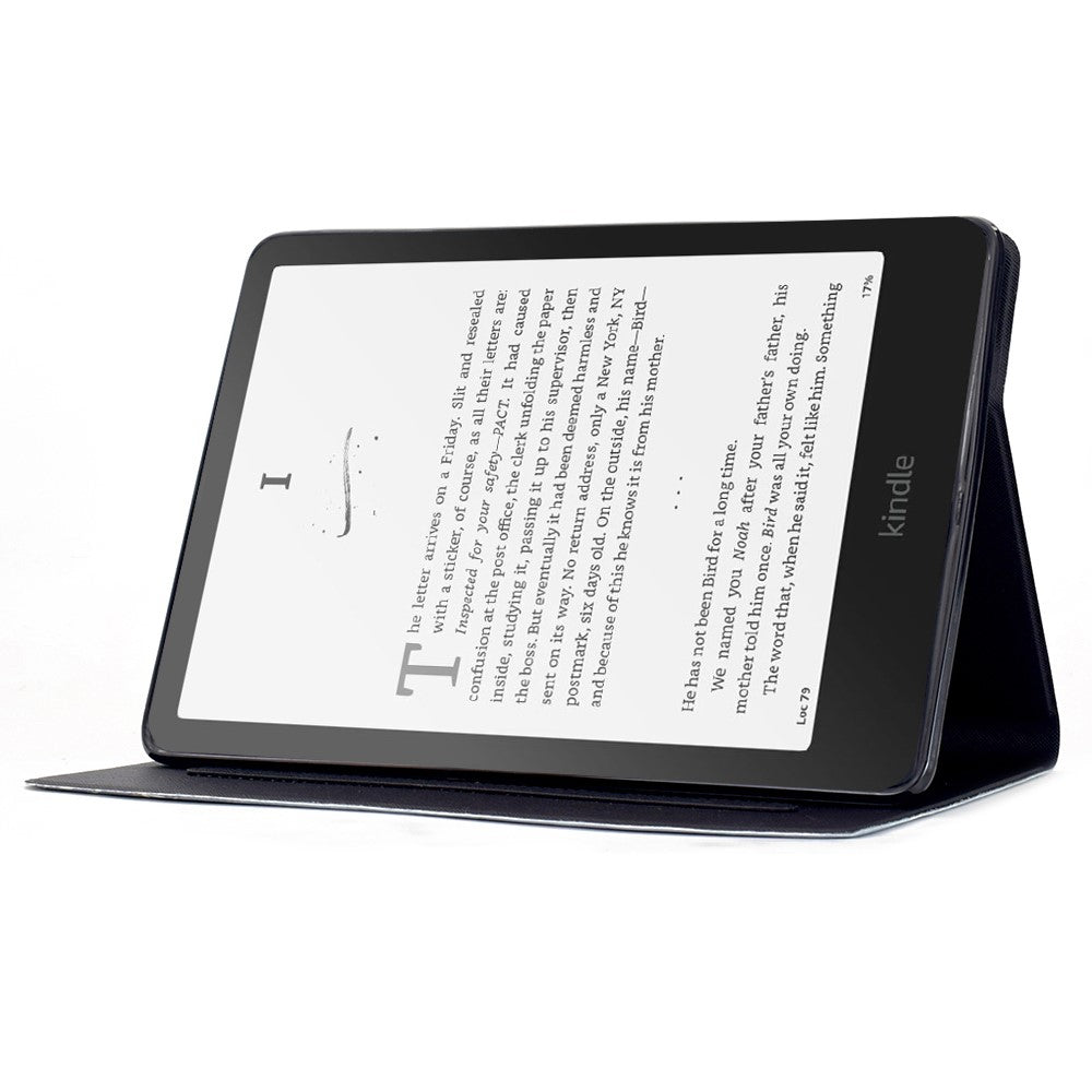 For Amazon Fire 7 (2022) Stand Case Pattern Printing Tablet Leather Cover with Auto Wake / Sleep