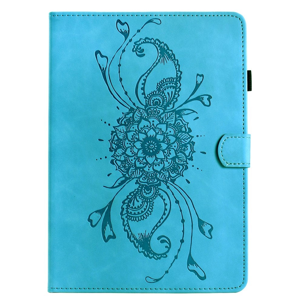 For Amazon Kindle 6" (2024) / (2022) Case Mandala Imprinted Leather Tablet Cover with Card Slots