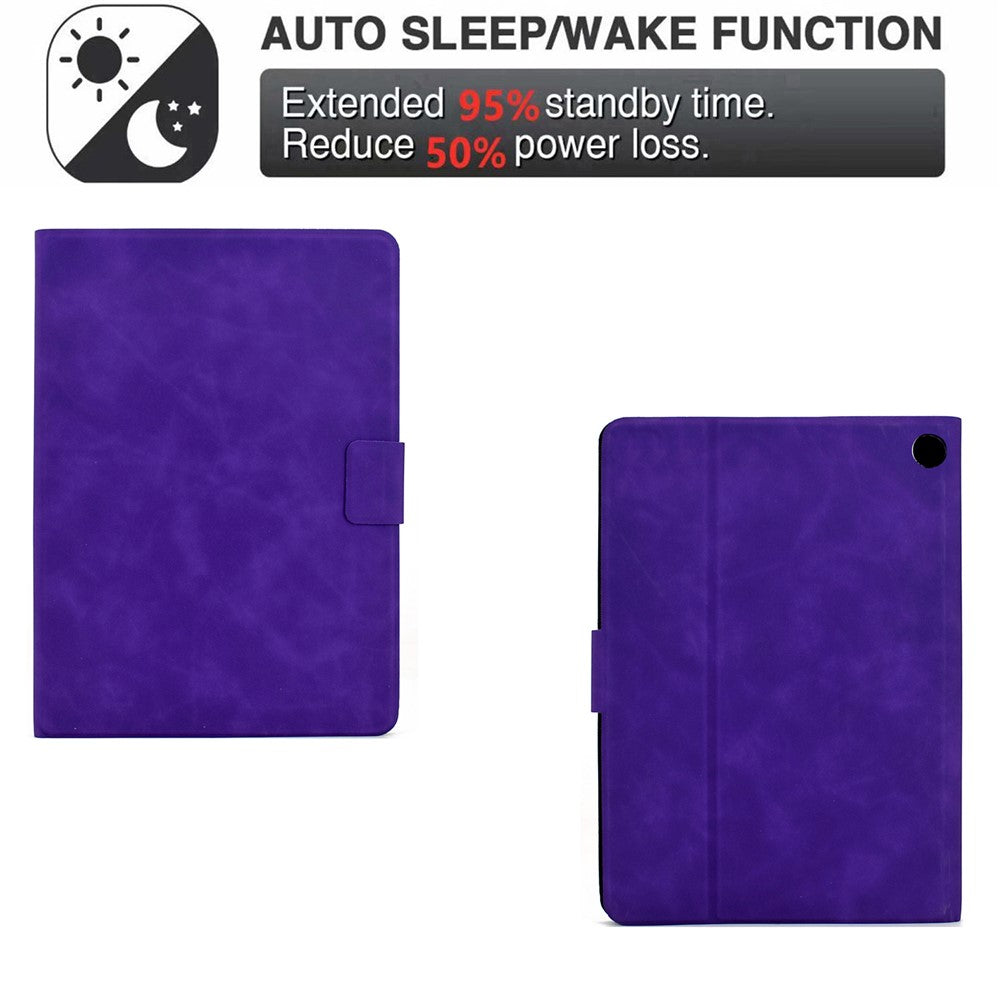 For Amazon Fire 7 (2022) Case PU Leather Tablet Cover with Card Slots