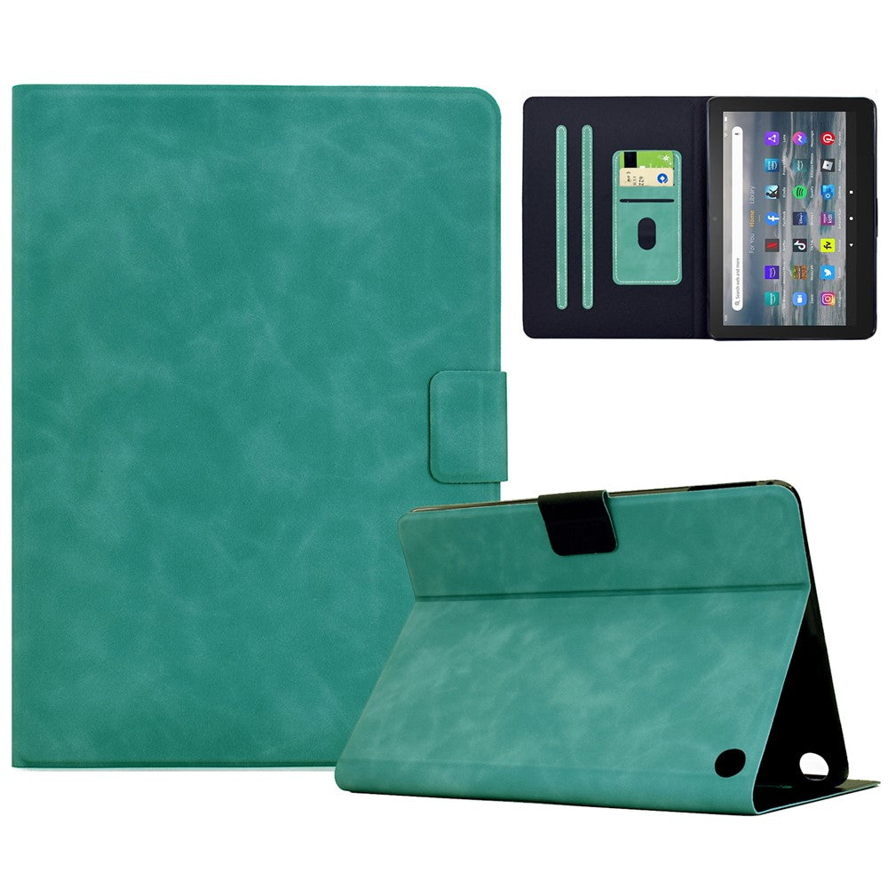 For Amazon Fire 7 (2022) Case PU Leather Tablet Cover with Card Slots