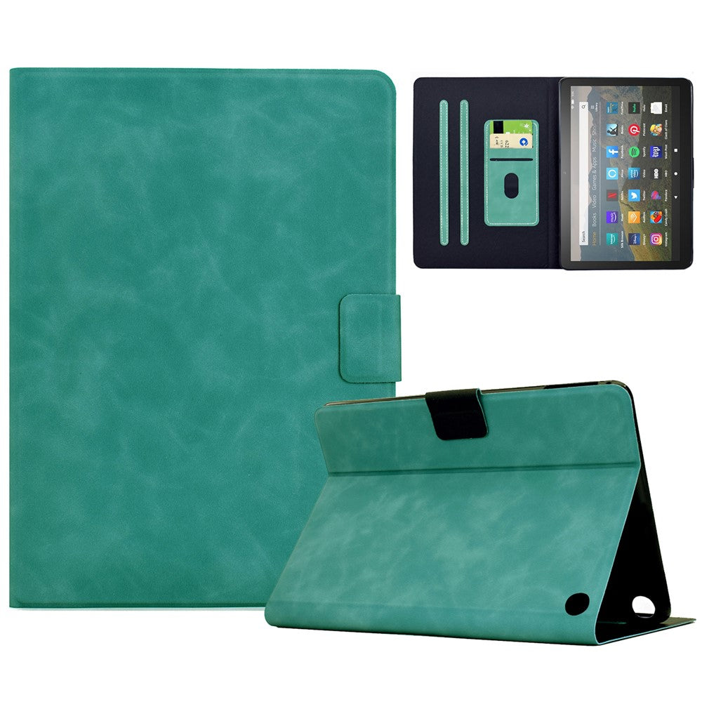 For Amazon Fire HD 8 (2022) / (2020) Case PU Leather Tablet Cover with Card Slots