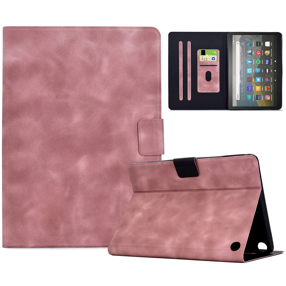 For Amazon Fire HD 8 (2022) / (2020) Case PU Leather Tablet Cover with Card Slots