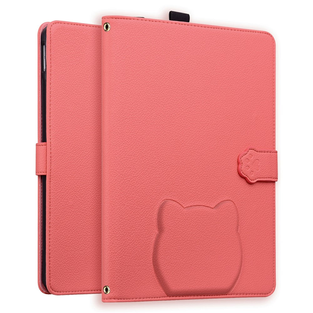 For Amazon Kindle Scribe (2024) / (2022) Case 3D Effect Cat Pattern Leather Stand Table Cover with Wallet, Stylus Holder