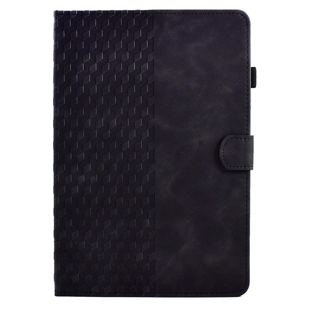 For Amazon Kindle Paperwhite 5 (2021) Anti-Drop Leather Case Auto Wake / Sleep Shockproof Cover Solid Color Pattern Imprinted Tablet Protector with Card Slots / Stand