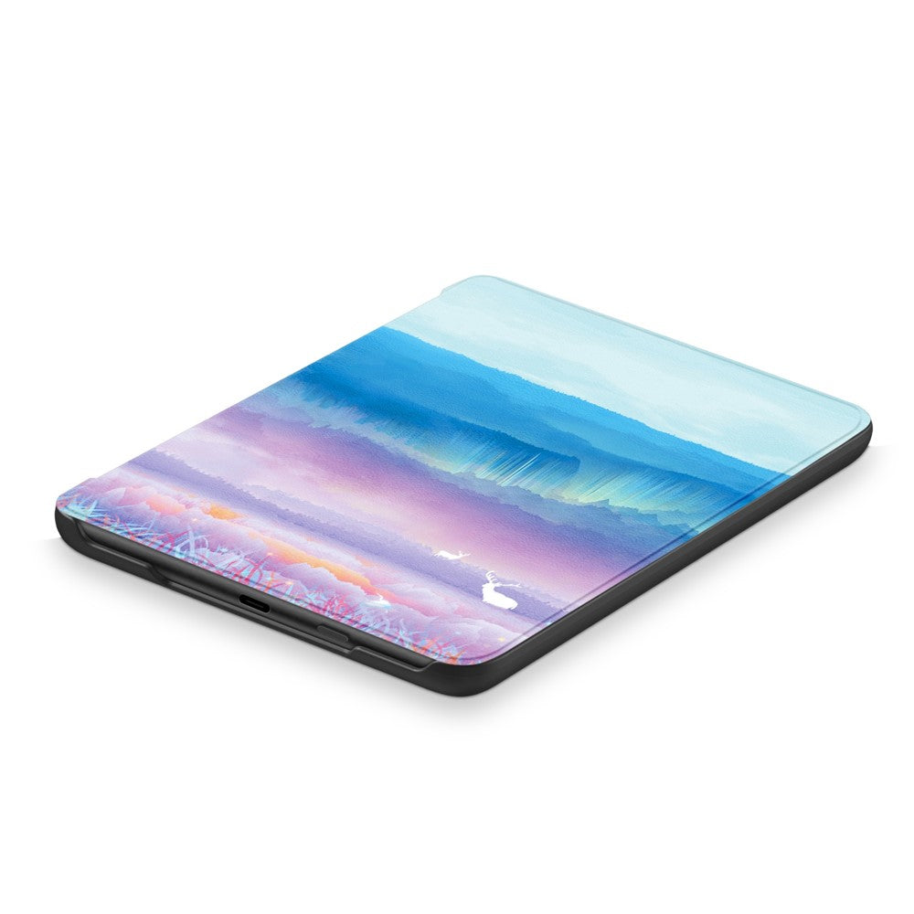 For Amazon Kindle Youth Edition 2022 Pattern Printing Tablet Case PU Leather Auto Sleep / Wake Smart Shockproof Protective Cover
