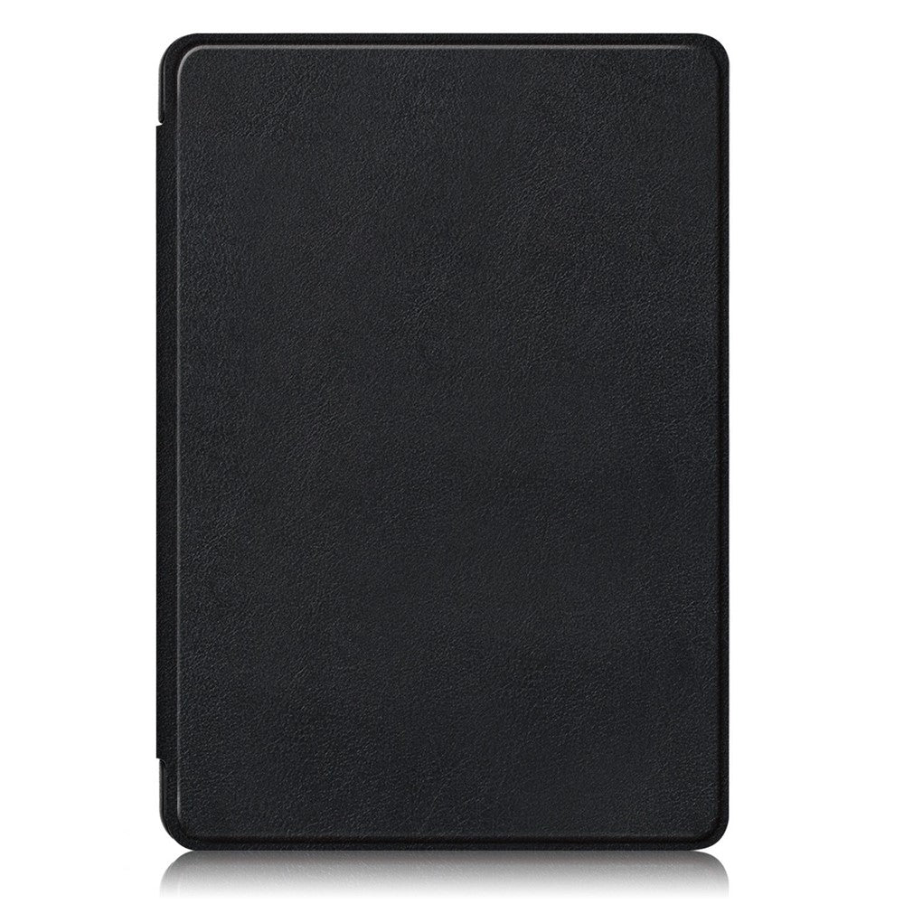For Amazon Kindle 6" (2022) PU Leather Folio Case Auto Sleep / Wake Feature Solid Color Tablet Cover