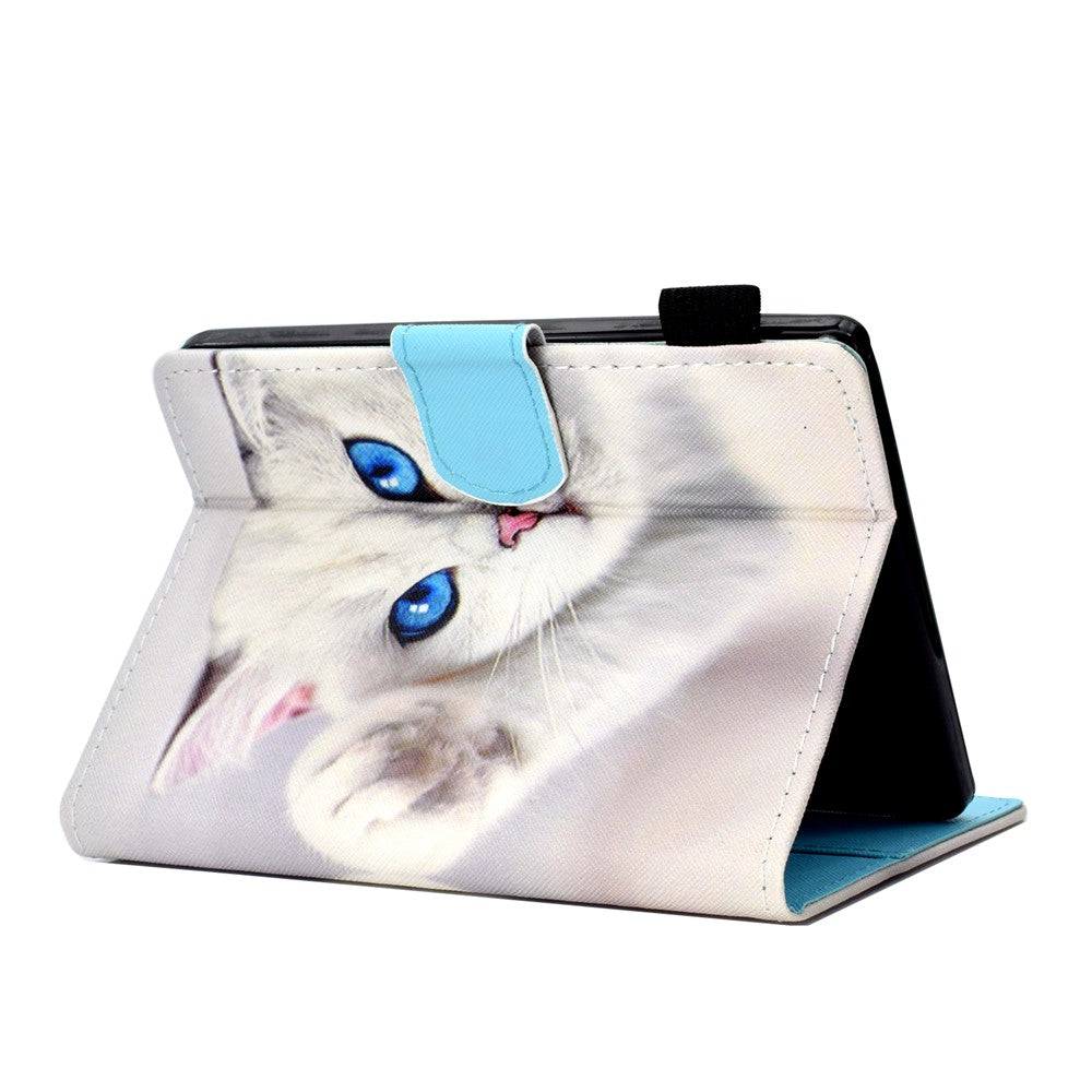 For Amazon Kindle Youth Edition 2022 Folio Flip Tablet Stand Case Stitching Line PU Leather Card Holder Protective Cover